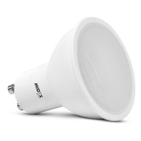 Ampoule LED GU10 7W 120° Miidex Lighting® blanc-chaud-3000k - dimmable