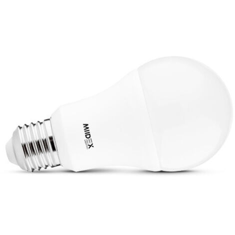 Ampoule LED E27 13W Bulb A60 Miidex Lighting® blanc-froid-6500k - dimmable (1/2)