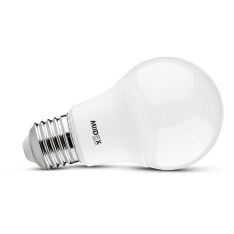 Ampoule LED E27 Bulb 10W A60 Miidex Lighting® blanc-chaud-2700k - non-dimmable (1/2)
