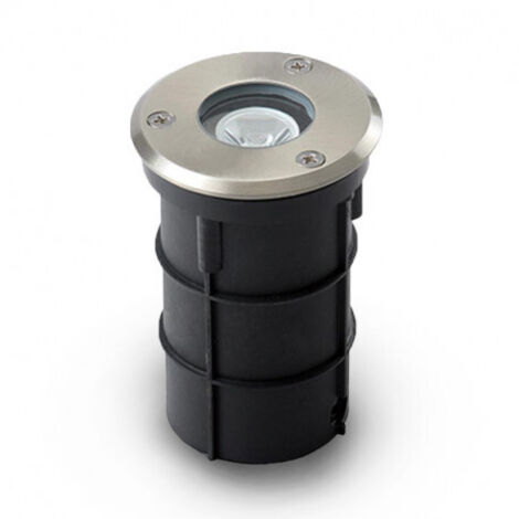 Spot LED extérieur ETNA - 3W encastrable bleu Miidex Lighting® inox-316 (1/5)