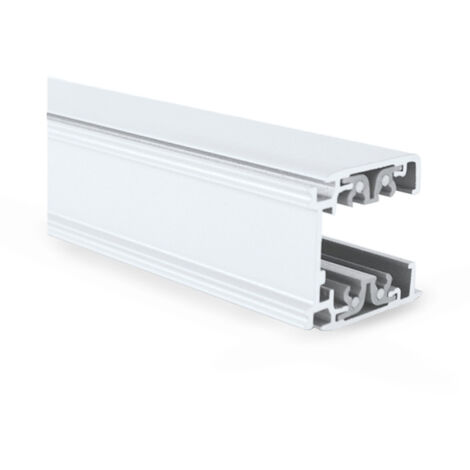 Rail type XTS pour Spot LED 1 mètre, 2 mètres, 3 mètres Miidex Lighting®  blanc - rail-3-metres
