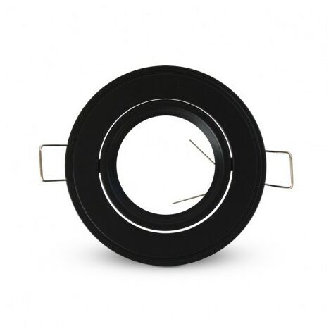 Support de spot rond orientable noir Ø86 MM Miidex Lighting®