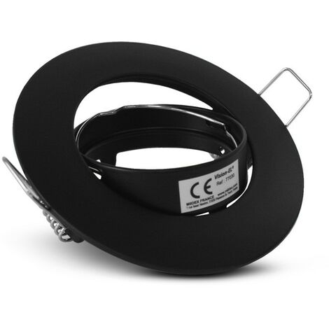 Support spot rond orientable Ø92 mm Miidex Lighting®