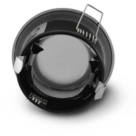 Support de spot BBC  Rond étanche IP65 Chrome Ø84mm Miidex Lighting®  Chromé