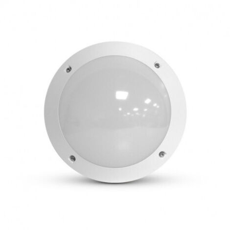 Plafonnier LED CASA - 11W Ø215 mm (détecteur en option) Miidex Lighting® blanc-neutre-4000k - blanc - sans-detecteur (1/4)