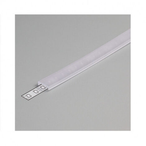 Diffuseur clip 15,4 mm pour Profilé Aluminium (Ruban LED 10mm) Miidex Lighting® profile-1-metre - transparent