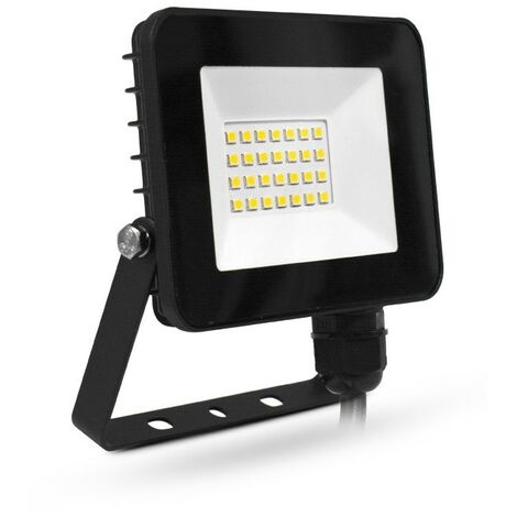Projecteur LED Puissant Industriel 400W IP65 Noir - Blanc Froid
