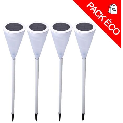 Pack de 4 balises lumineuses Solaires CREAMY W73 Lumisky® (1/4)