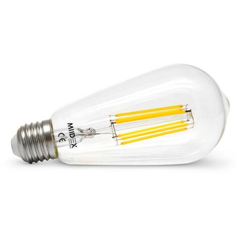 Ampoule LED E14 filament 2W P45 Dépolie Miidex Lighting®