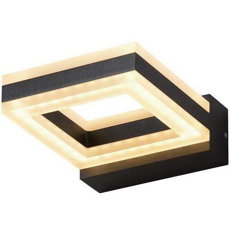 Lot de 2 appliques LED SQUARE RING - 12W Miidex Lighting®