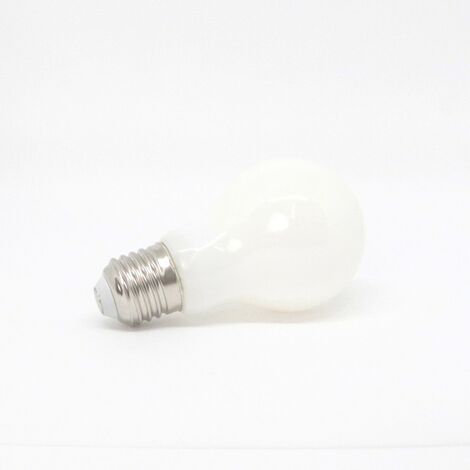 Ampoule LED dépolie standard E27, 6.5W, blanc froid.