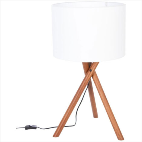 Lampe trépied NATT en bois H66 Atmosphera créateur d'intérieur®