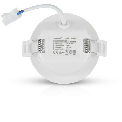 Downlight LED LUCIOLE - 8W Miidex Lighting®  blanc-froid-6000k - blanc