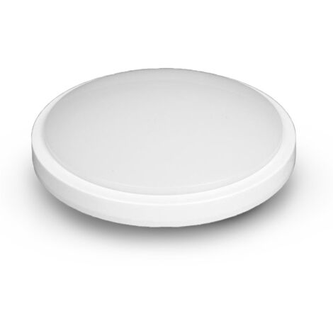 Plafonnier LED CASSIOPEE 24W Ø330 mm – Blanc neutre 4000K – IP54 – 2250 lumens – Aluminium + PC – Fixation saillie – Miidex Lighting (1/4)