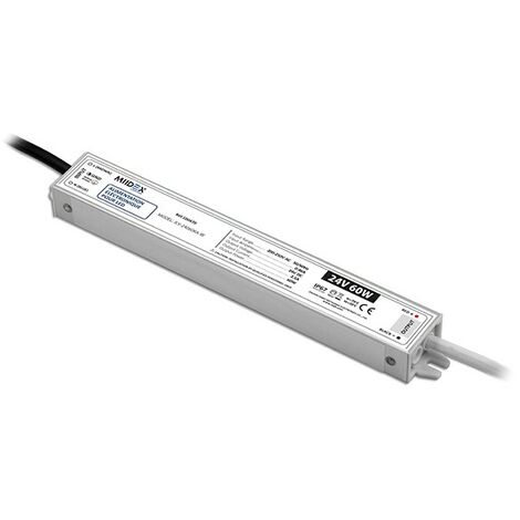 Transformateur LED 60W 24 Volts DC.