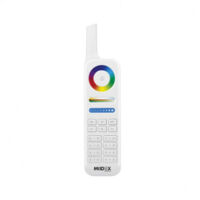 Télécommande RF 8 zones RGB+W 433Mhz - 50M - IP40 Miidex Lighting®