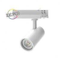 Spot LED COOL II sur Rail - 25W Miidex Lighting® blanc-chaud-3000k - blanc