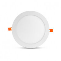 Plafonnier LED SLIMY 3W Rond Ø90 mm Miidex Lighting® blanc-chaud-3000k - blanc