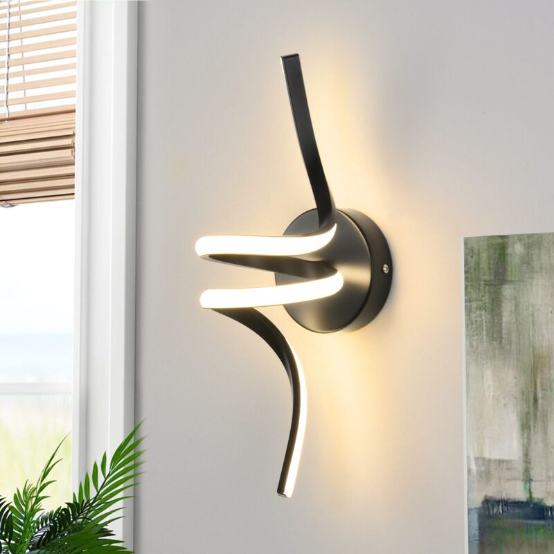 Ralbay Applique Murale Intérieur, 24W Moderne LED Applique Design Carrée Pour Chambre/Escalier