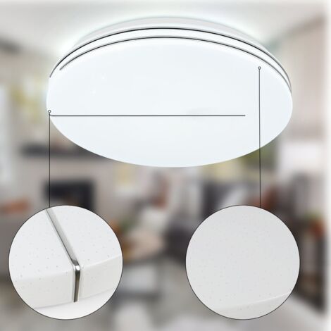 GBLY Plafonnier Plafonnier LED Salon - Lampe de Salon Ø40cm dimmable avec télécommande Lampe de Chambre 44W Ciel étoilé éclairage de Plafond de Chambre Moderne Rond pour Couloir de Cuisine