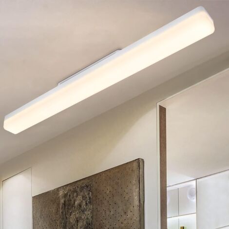 GBLY Plafonnier LED Lumière du Jour - Lampe Lumière du Jour Lampe de Cuisine Blanche: 4000K Lampe LED Intérieur pour Cuisine Salon Chambre Salle à Manger Balcon Couloir Garage Sous-Sol - 60CM (1/5)