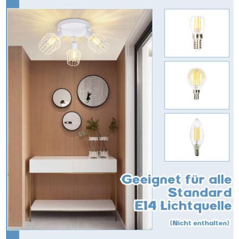 Plafonnier Vintage Hofstein En Bois – Lustre Suspension Ou Spot Mural, Bleu-gris/blanc/marron