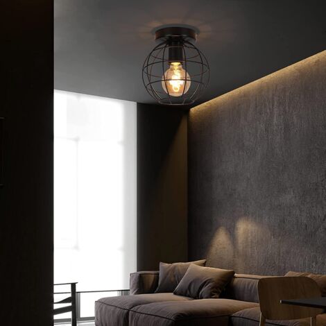 Lampe à Suspension Komet - Noir, Chrome - 30x30x120 cm - EPIKASA