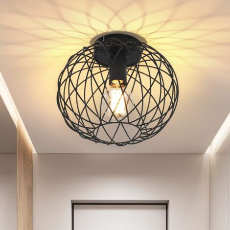 GBLY Plafonnier de Couloir en Verre - 4 Ampoule E27 Lampe de Couloir