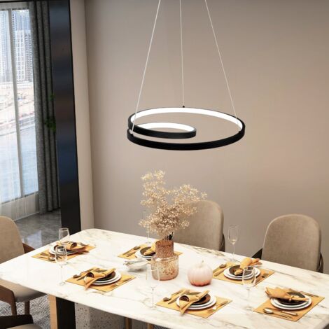 Suspension LED Linéaire 180 Cm - Hauteur Réglable, 3 Températures De Couleur (2700K/4500K/6500K), Design Moderne Noir Pour Salle à Manger Ou Bureau