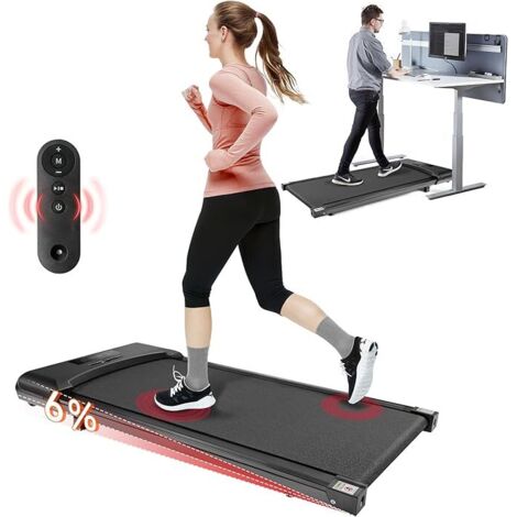 Cardio Training Silencieux Tapis Course électrique Maison - 1-6 Km/h Silencieux 120kg Charge LED Tapis Marche Pliable