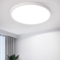 GBLY Lampe de plafond LED Lampe de plafond plate - 18CM Lampe de salle de bain 15W Éclairage de plafond Lampe de couloir Plafonnier Lampe de salle de bain 6500K pour cuisine Couloir