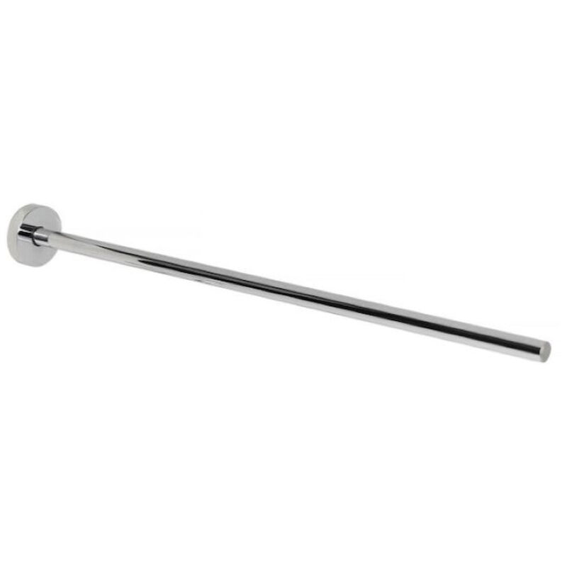 Porta Salviette Koh-I-Noor Tilda, 36 Cm, Cromo - Accessorio Bagno Adesivo, Made In Italy