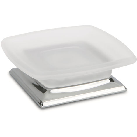 COLOMBO DESIGN Portofino porta sapone d'appoggio cromato codice prod: B32420CR-VAN