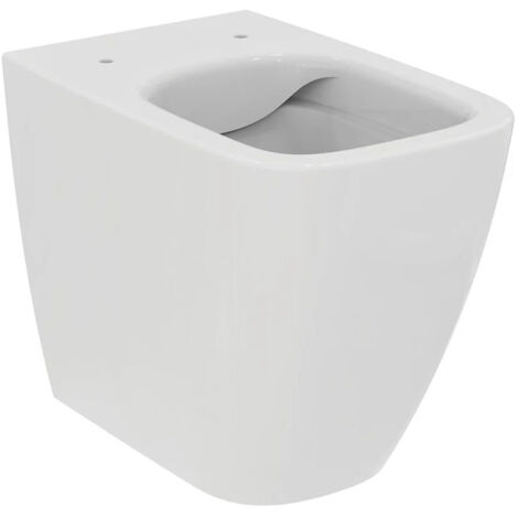 Ideal Standard I.LIFE B vaso a terra universale, a filo parete, senza brida e senza sedile, colore bianco finitura lucido T458101