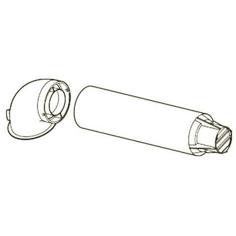 JUNKERS - BOSCH Kit aspirazione scarico coassiale 60/100 codice prod: 7716050037