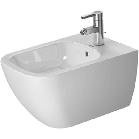 Duravit happy d.2 bidet sospeso venduto senza rubinetto.