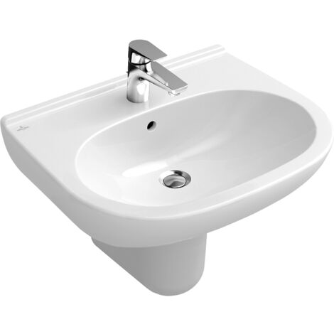 VILLEROY & BOCH - O.NOVO LAVABO 60 CM. BIANCO ALPIN CON TROPPOPIENO 51606001 (1/7)