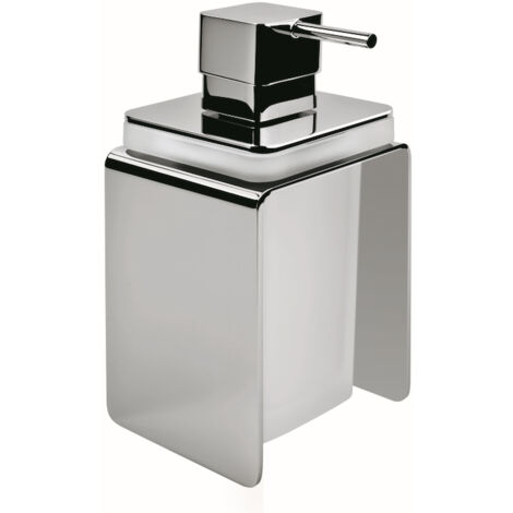 COLOMBO DESIGN Forever  spandisapone appoggio vetro satinato cromato codice prod: B9334