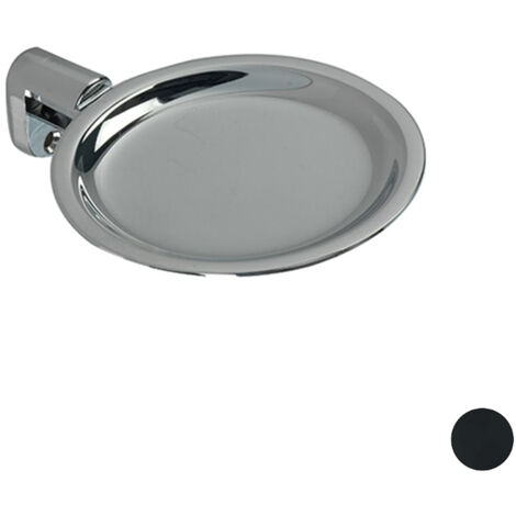 STILHAUS Hashi porta sapone in metallo a parete nero opaco codice prod: 000HS09M23