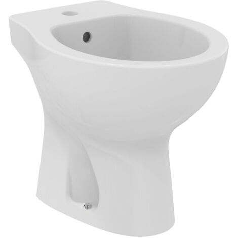 Ideal Standard Eurovit bidet a terra, 360x500 mm, con troppopieno e foro per miscelatore, bianco E877401