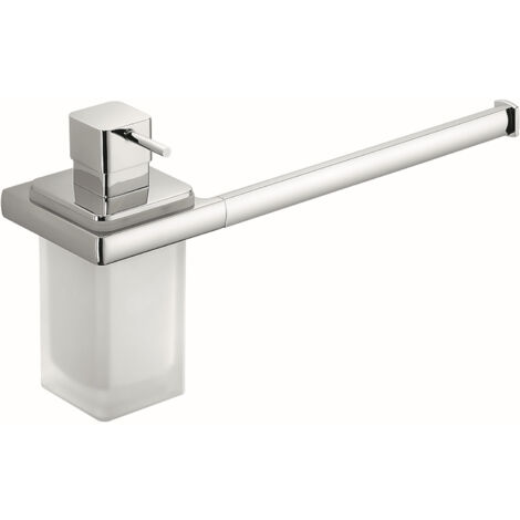 COLOMBO DESIGN Lulù spandisapone e porta salviette sinistro per bidet cromato codice prod: B62740CR-VAN