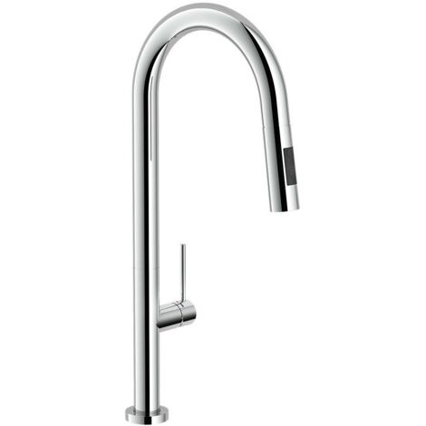 NOBILI Pop rubinetto cucina con doccia estraibile con bocca girevole codice prod: PO108137CR (1/2)
