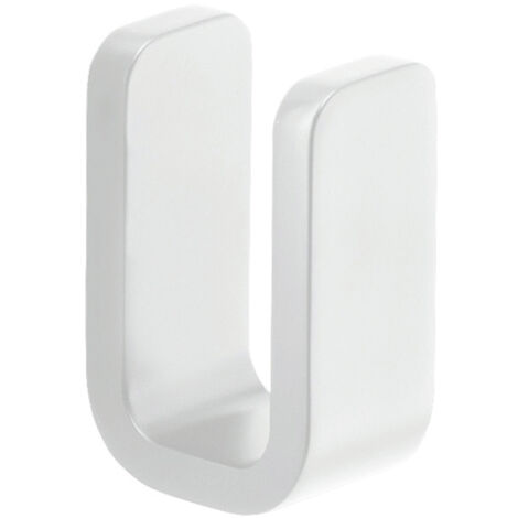 Appendiabiti da muro in ottone, acciaio inox e Cromall 3226 Gedy serie OUTLINE Bianco Opaco (1/3)