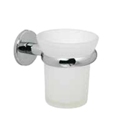 STILHAUS Liz porta bicchiere ceramica cromato codice prod: 000LZ1008