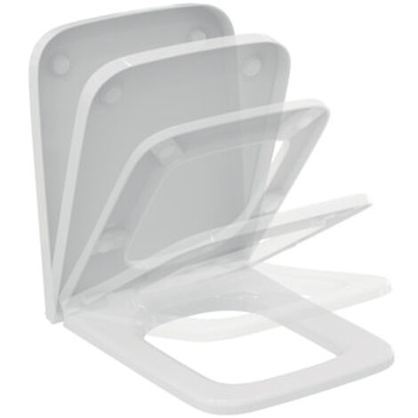 Sedile WC BLEND SQUARE 365x455x35mm bianco IDEAL STANDARD