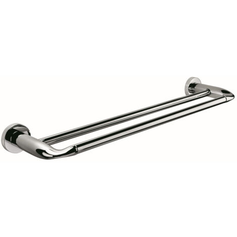 COLOMBO DESIGN Basic porta salviette doppio cromato codice prod: B27880CR