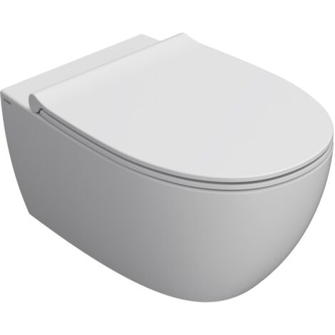 CERAMICA GLOBO 4all wc sospeso senza brida bianco opaco codice prod: MDS03BO