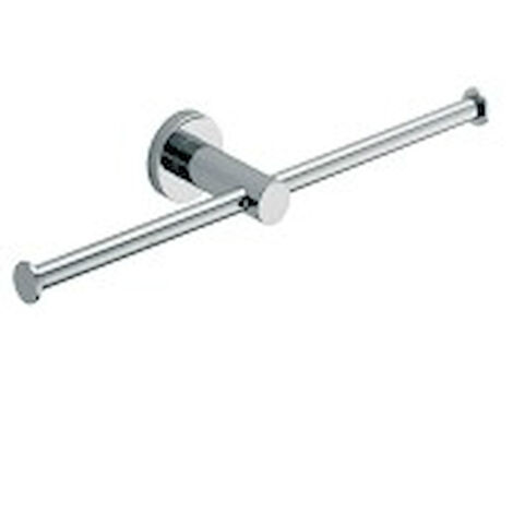 COLOMBO DESIGN Plus porta rotolo doppio cromato codice prod: W49900CR