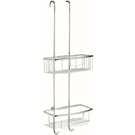 COLOMBO DESIGN Porta oggetti appendibile doccia cromato codice prod: B96350CR