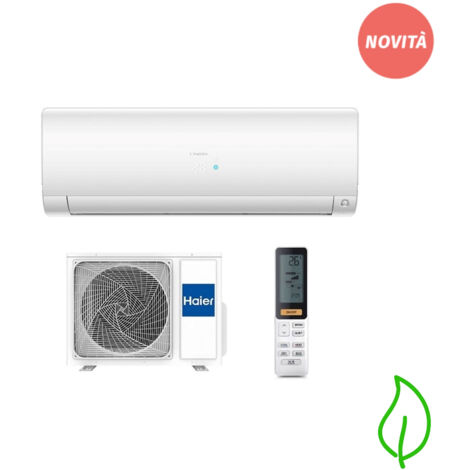 HAIER Condizionatore monosplit Flexis Plus white 9000 btu codice prod: as25s2sf1fa-mw3 + 1u25s2sm1fa